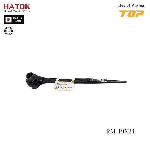 Cờ lê 2 đầu tuýp đuôi chuột TOP KOGYO RM-19X21 Nhật Bản