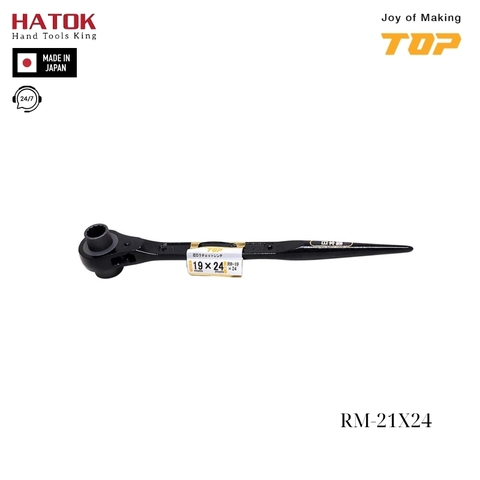Cờ lê 2 đầu tuýp đuôi chuột TOP KOGYO RM-19X24 Nhật Bản