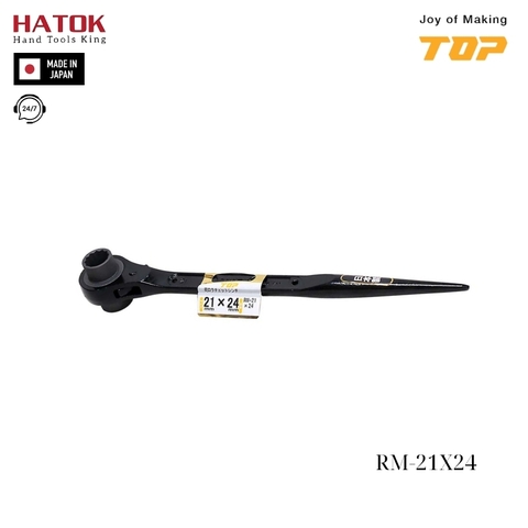 Cờ lê 2 đầu tuýp đuôi chuột TOP KOGYO RM-21X24 Nhật Bản