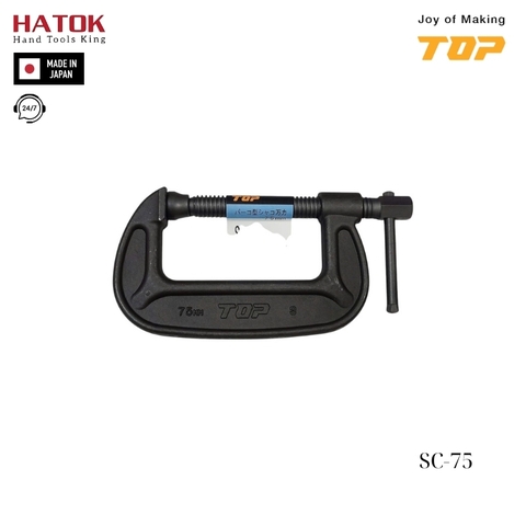 Hàm kẹp chữ C TOP KOGYO SC-75 Nhật Bản