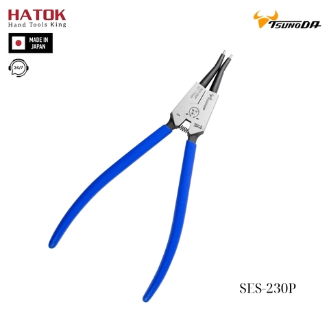 Kìm mở phe mũi thẳng 9 inch Tsunoda SES-230P Nhật Bản