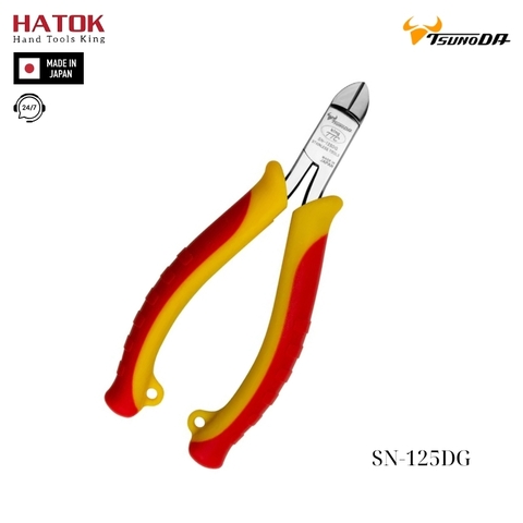 Kìm cắt cạnh thép không gỉ Tsunoda SN-125DG Nhật Bản