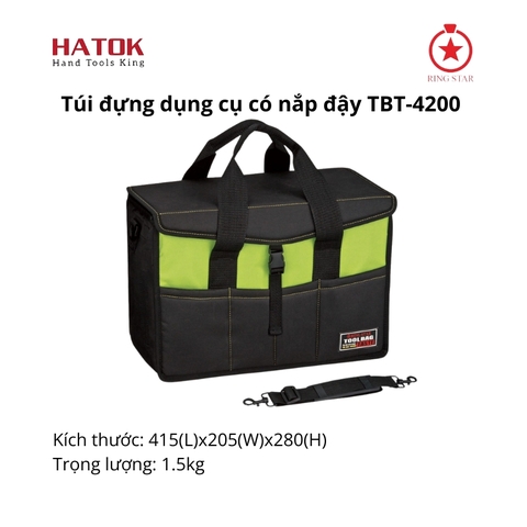 Túi Đựng Dụng Cụ Có Nắp Đậy Ringstar TBT-4200 Nhật Bản
