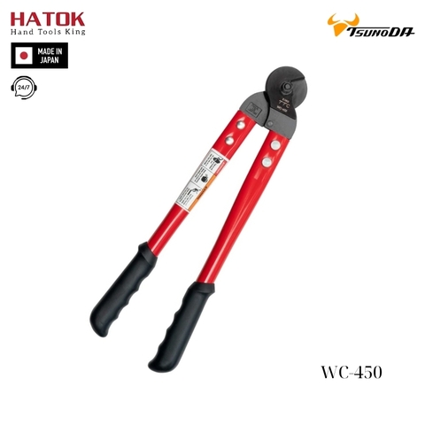Kìm cộng lực cắt cáp xoắn Tsunoda WC-450 Nhật Bản