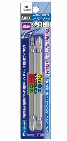 Vỉ 2 mũi vít 2 đầu ANEX AHPM-1326L