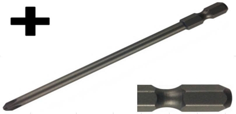 Đầu vặn ốc vít  OHMI V-18No.2x6.35x200 (5x177) MAG