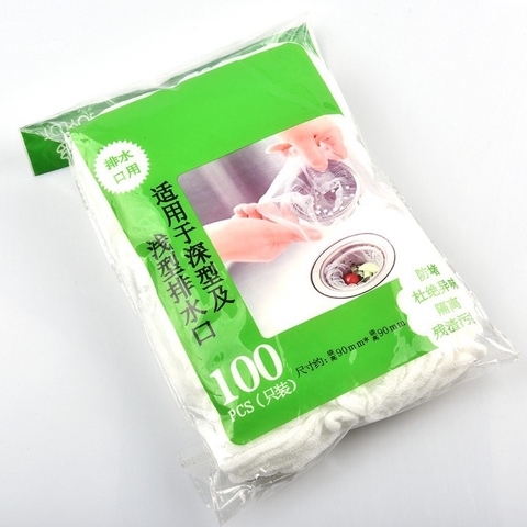 SET 100 TÚI LƯỚI LỌC RÁC BỒN RỮA BÁT