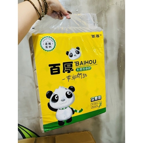 Giấy Vệ Sinh Gấu Trúc Baihou 36 Cuộn