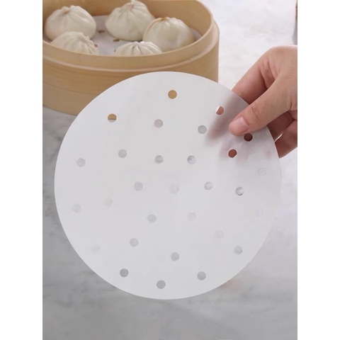 SET 2 XẤP GIẤY NẾN ĐỤC LỖ LÓT NỒI CHIÊN KHÔNG DẦU