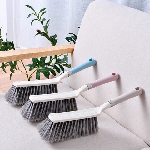 Chổi Quét Bụi Giường Nệm Bản Ghế Thảm Ghế Sofa Ghế Ô Tô Cán Nhựa - Inox , Lông Trải Sợi Cước Chống Gãy Rụng, Độ Bền Cao