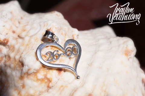 Trái tim bạc | Silver heart jewery