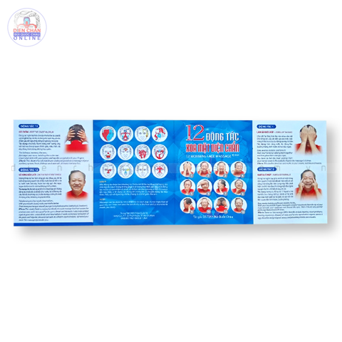 Tờ xoa mặt Leaflet 12 face massage