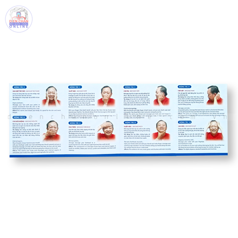 Tờ xoa mặt Leaflet 12 face massage