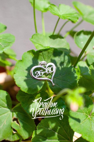 Trái tim bạc | Silver heart jewery