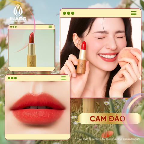 Cam đào - Son màu iNaDo Sương Môi