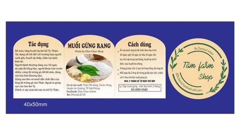 Muối gừng | Ginger salt