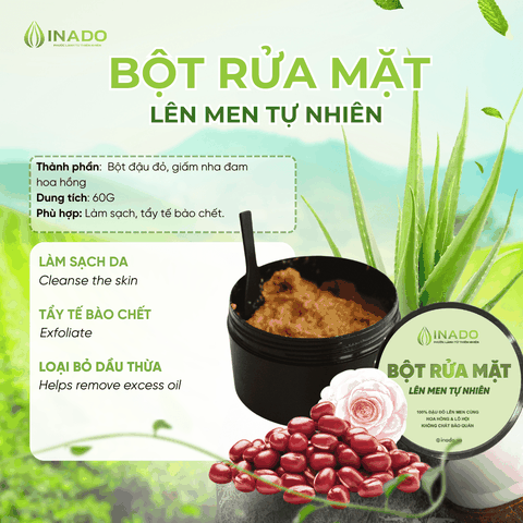 Bột rửa mặt lên men iNaDo