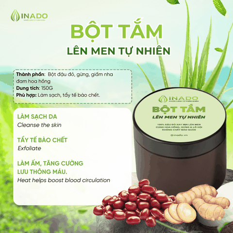 Bột tắm lên men iNaDo