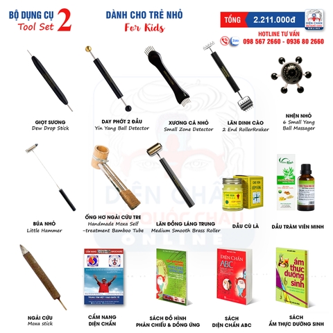 Bộ số 2 DỤNG CỤ CHO TRẺ NHỎ