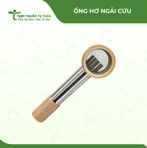 Ống tự hơ ngải bằng tre | Handmade Moxa Self-treatment Bamboo Tube