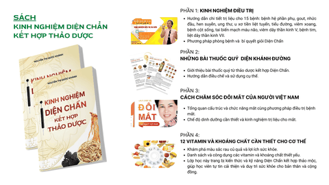 NTQK-Sách Kinh nghiệm Diện Chẩn kết hợp thảo dược