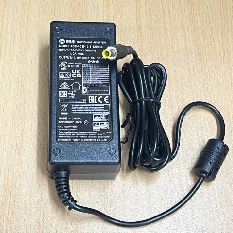 Adapter 12V 3A 36W HOIOTO ADS-40SI-12-3 OEM Thay Thế MAX 6A-401DA12 12V 3A Connector Tip Size 5.0mm x3.0mm For Máy In Đầu Cốt Ống Lồng LM-550A2 & CPM-100HG5M LM-380A, LM380E, LM-380EZ, LM-390A, LM-550A2, LM-550A, LM-550E