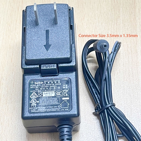 Adapter Original 5V 4A 20W Belkin ADS-25SGP-06 Connector Size 3.5mm x 1.35mm