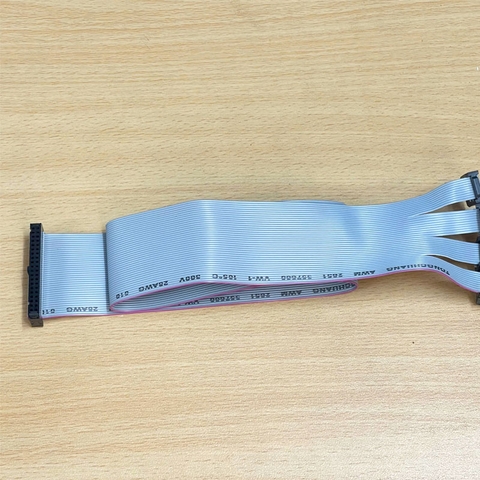 Cáp Kết Nối I/O PLC Cable IDC 40 Pin 2.54mm to Y Splitter 4 IDC Flat Ribbon 10 Pin Dài 0.5M