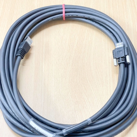 Cáp GigE-20220914-7M Cable High Flex GigE CAT6 Ethernet RJ45 Screw Locking ELECTRIC CABLE AWN 20276 80C For Basler Cognex CCD GigE Industrial Vision Camera