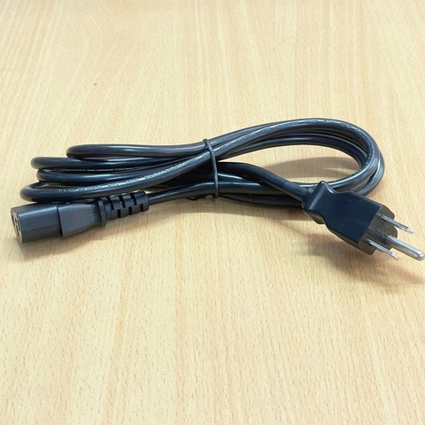 Dây Nguồn NEMA 5-15P 2 Chân Dẹt 1 Tròn to IEC 60320 C13 Power Cord SELF-MAN SM-001 SM-006 10A 125V 3x0.824mm²(18AWG) Dài 1.8M