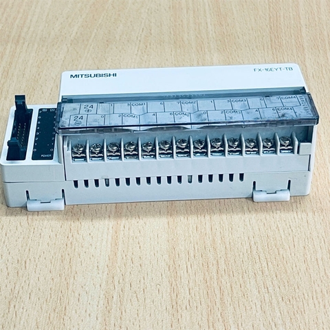 Cầu Đấu MITSUBISHI FX-16EYT-TB Terminal Block 16 Channel I/O Module For Industrial Automation Systems, Connected to The FX2C PLC Controller