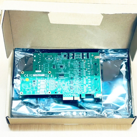 Card Mạng ADLINK PCIe-GIE74P MA093NBE5J PoE64 Video Capture Card PCI Express x4 4 Port For Basler industrial cameras