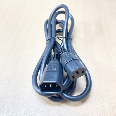 Dây Nguồn Máy Chủ UPS PDU Server Rack AC Power Cord IEC60320 IEC C13 to IEC C14 10A 250V 3x1.04mm² Dài 2M