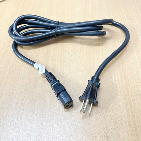Dây Nguồn I-SHENG E55943 LL41230 SP-301 IS-14 NEMA 5-15P to C13 AC Power Cord 13A 125V 1625W 3x1.31mm² 16AWG Dài 1.8M