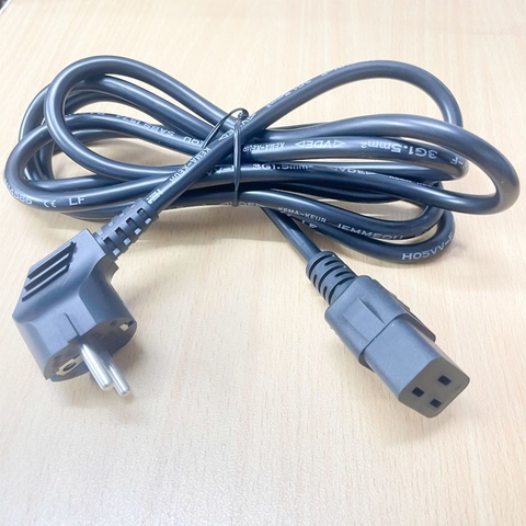 Dây Nguồn Máy Chủ VOLEX M2511A VAC19 AC Power Cord CEE 7/7 SCHUKO IEC60320 IEC C19 2 Prong 16A 250V 3x1.5mm² Length 2.5M