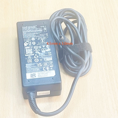Chuyển Nguồn Adapter DELL 19.5V 3.34A 65W HA65NS5-00 Connector Size 4.5mm x 3.0mm For Laptop Dell