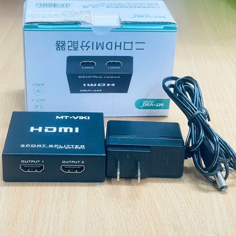 Bộ Chia Tín Hiệu HDMI 1-2  MT-VIKI MT-SP102M 4K 30Hz HDMI Splieter
