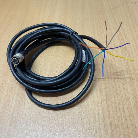 Cáp Hirose 6 Pin Female to Open I/O Power High Flex Cable  For Machine Vision