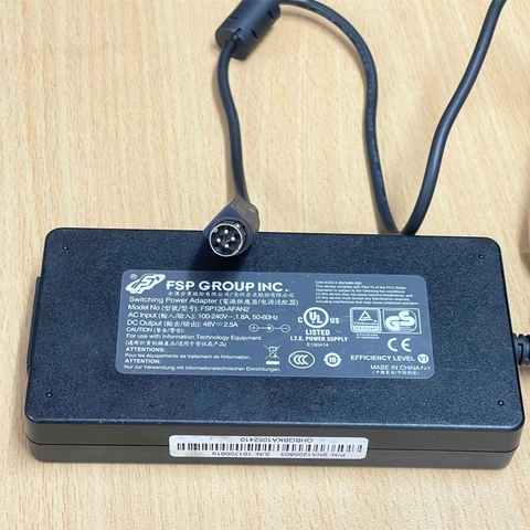 Adapter 48V 2.5A 120W FSP120-AFAN2 Connector Size 4P Mini Din 10mm