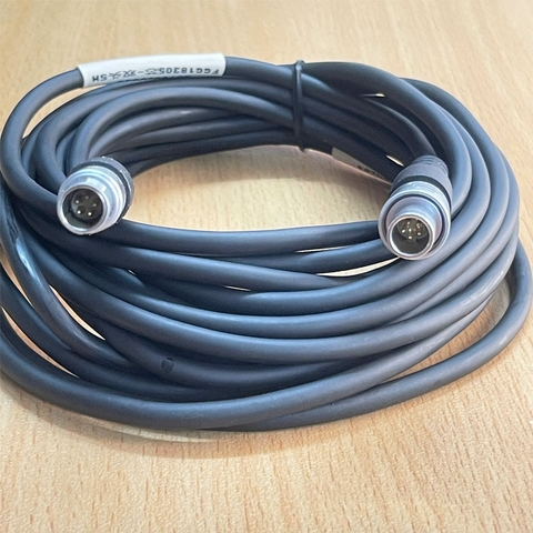 Cáp LEMO FGG 1B K070000033 FGG1B305 5Pin Male to Male Dài 5M For Camera broadcast, Medical Equipment, Measuring instruments, Automation Equipment, Precision Sensors