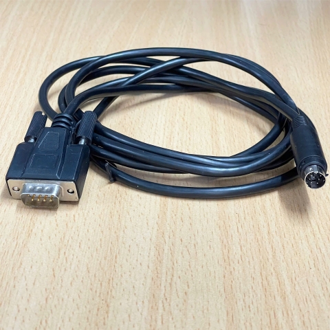 Cáp UC-MS020-06A Kết Nối DOP ACAB2A20L PLC đến màn hình hiển thị HMI Delta DOP RS232 8 Pin Mini DIN Male to DB9 Male Serial Length 2M