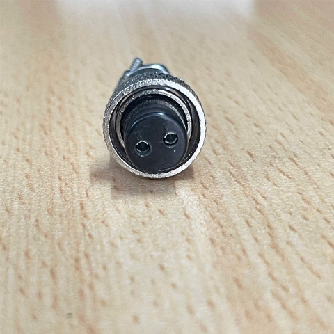 Jack GX12 2 Pin Female 12mm Aviation Plug Metal Panel Circular Connector For Industrial Control Systems GX12 2 Poles