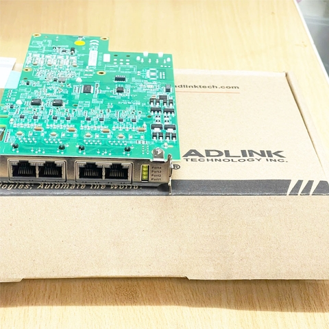 Card Mạng ADLINK PCIe-GIE74P 51-18531-0A20 Video Modules 4-CH PCI Express X 4 Gen2 GigE Grabber with total PoE Power up to 60W with PoE Power.