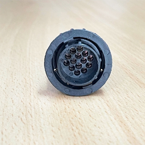 Đầu Jack Smema Connector 206044-1 Male 14 Pin For Connecting Machine Signals In The Production Line, Linking System Signals.