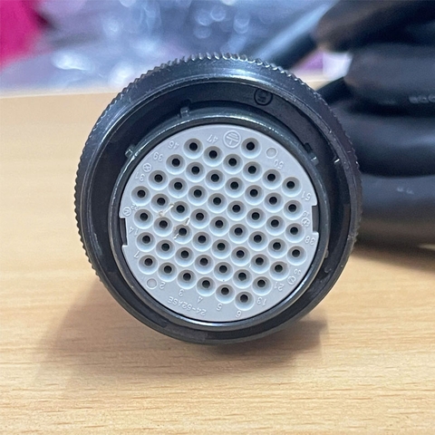 Đầu Jack Original 24-52ASE Kawa Denko M000928 CN10A 51-Pin Female Circular Connector For Industrial Automation Systems Such As Robots or Servo Motors.