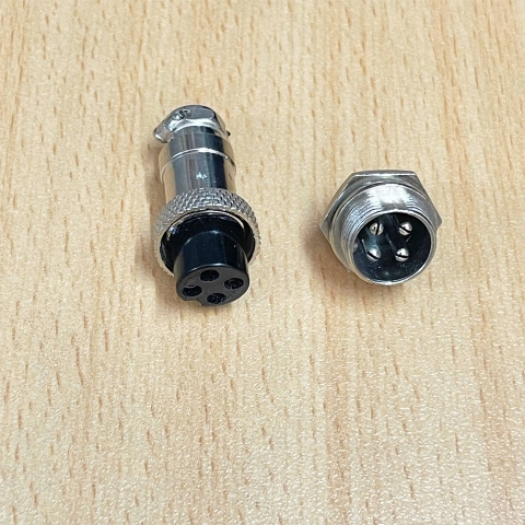 Bộ Rắc Hàn Connector GX16 Jack 4 Pin Male + Female Cable Diamete 7.0mm