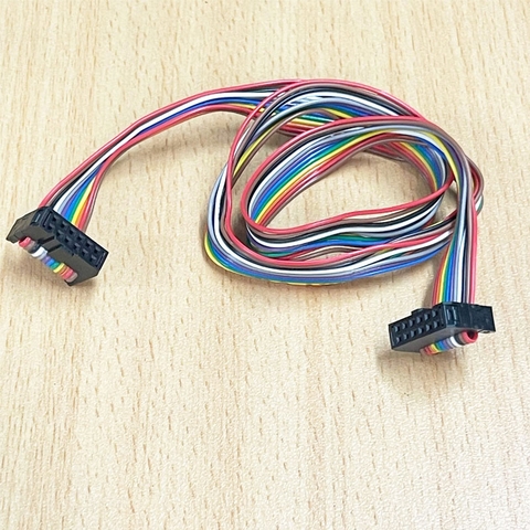 Cáp Bẹ Nhiều Màu Cầu Vồng IDC 2x6 12 Pin Flat Ribbon Cable Female to Female 2.54mm FC/FD Connector A Type 12 Pin Pitch 2.54mm Length 50cm