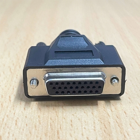 Bộ Đầu Hàn Và Vỏ Ốp Cao Su  COM DB26 Chân 3 Hàng DB26 Female 3 Row 26Pin PVC Shell Kit Plug Connector Black