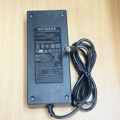 Adapter 54V 2.4A Netgear 130W ADS-150DK-48-1 540130E Thay Thế MAS POWER 54V 2.5A E135-1B540250M3 Barrel Jack 5.5mm x 2.5mm