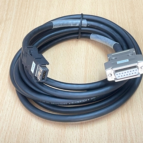 Cáp Điều Khiển DEIE-MSXXXA-M03 Cable DB15 Pin D-Sub Female Metal to SM-10P 10 Pin Plug Dài 3M For Servo Motor Encoder
